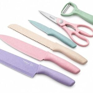 6-Piece Kitchen Tool Set with Stainless Steel Knives