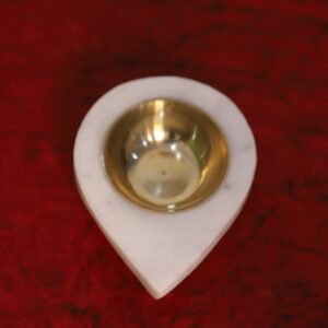 Marble Round Diya