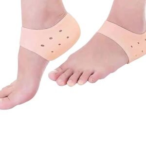 Silicone Gel Heel Pad Socks for Pain Relief - 1 Pair