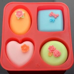 Silicone Soap Mold 4-in-1