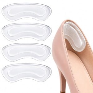 Transparent Silicone Heel Pads for Women