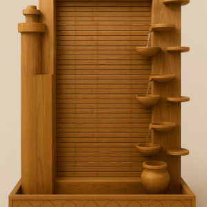 Golden Harmony Sandstone Fountain