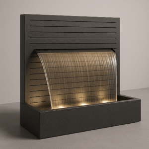 Midnight Flow Granite Fountain