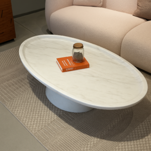 Verona Oval Marble Coffee Table