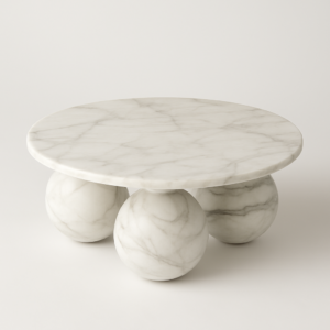 Celeste Luxe Round Marble Table